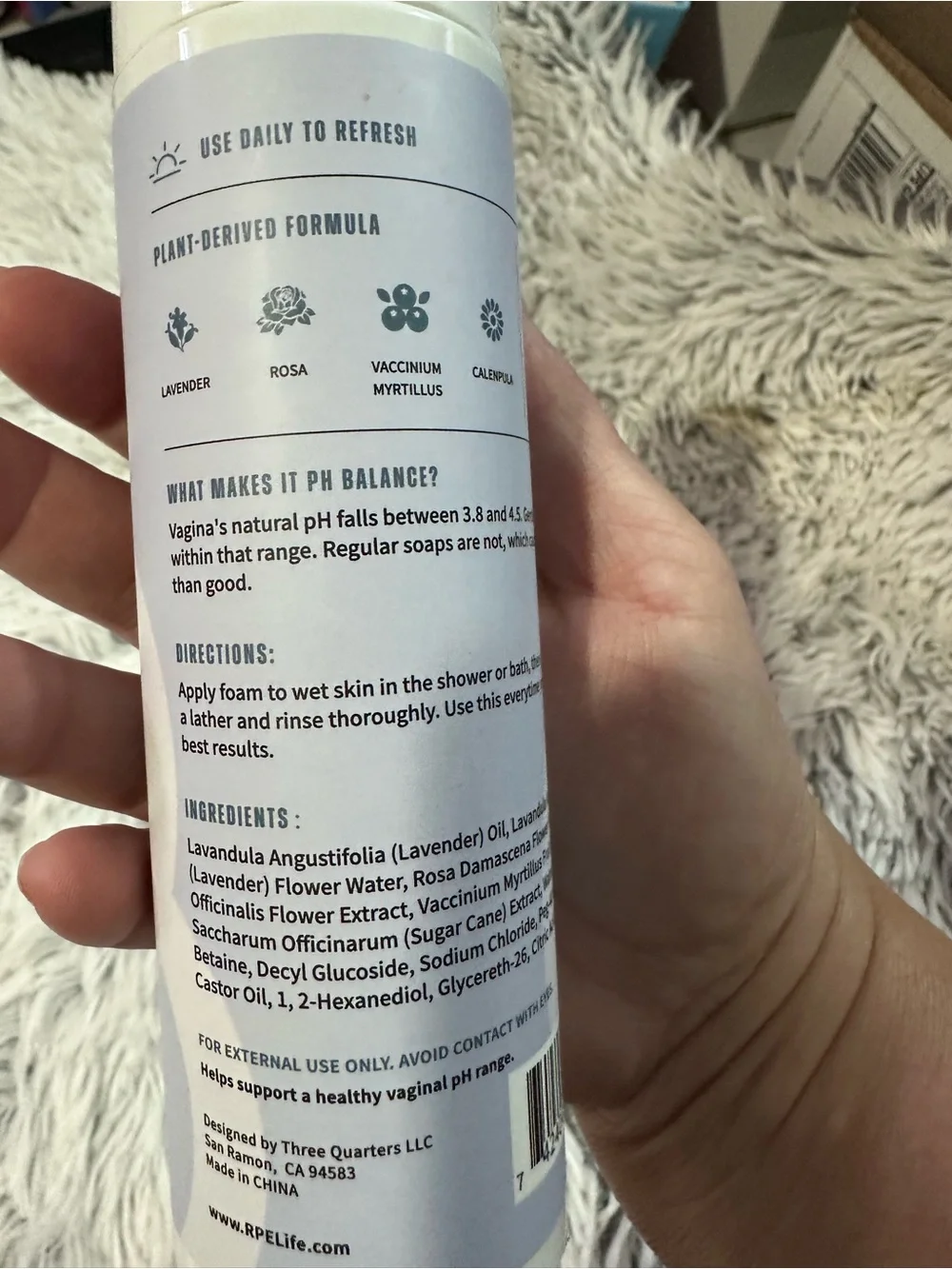 Gentle Soothing Feminine Foaming Wash (Women Skincare)